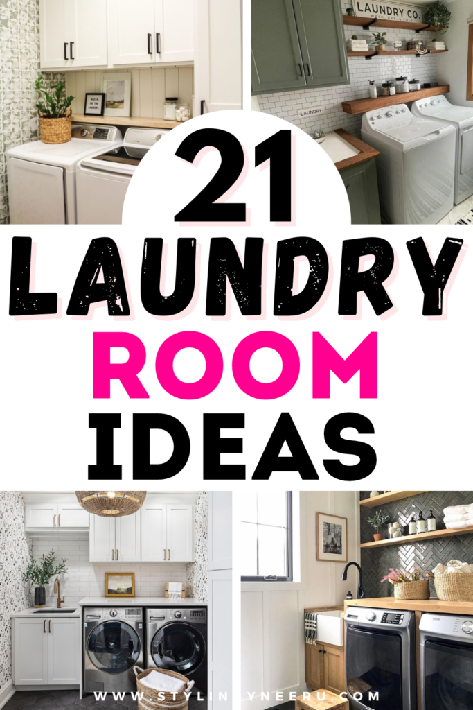 21 BEST LAUNDRY ROOM IDEAS TO RECREATE! - Stylin by Neeru
