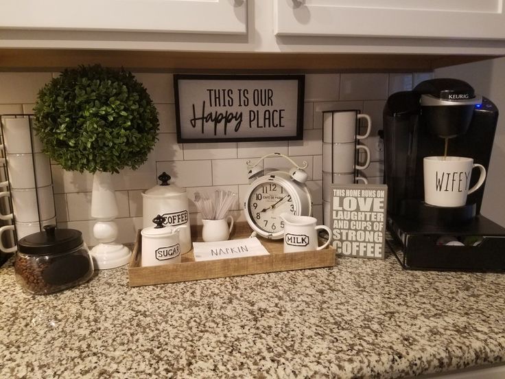 18 COFFEE BAR IDEAS THAT ARE CUTE AND PRACTICAL! - Stylin by Neeru