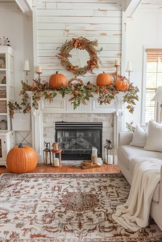 20+ STUNNING FALL MANTEL DECOR IDEAS TO RECREATE - Stylin by Neeru
